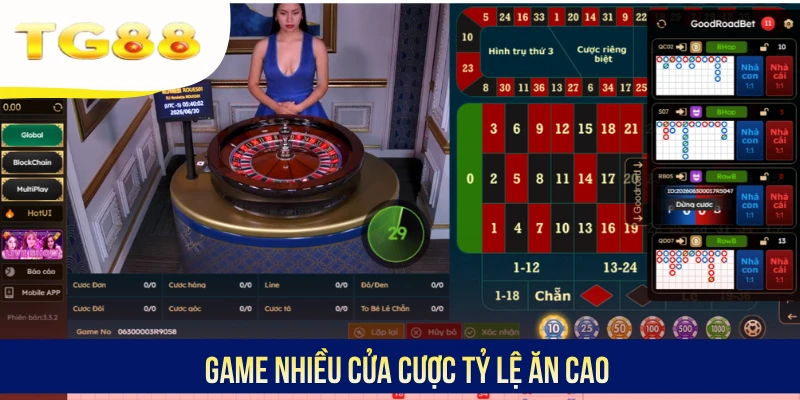 Game nhiều cửa cược tỷ lệ ăn cao